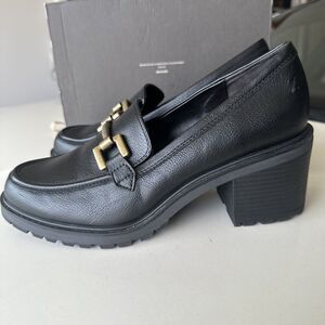 Zodiac Gemma Loafers Womens 9 Block Heel Brown